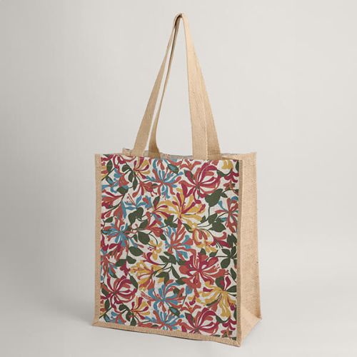 Sea Salt - Jute Shopper - Honeysuckle Chalk