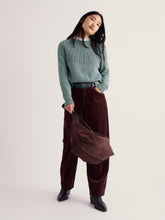 Load image into Gallery viewer, Sea Salt - Stone Chat Jumper in Lichen
