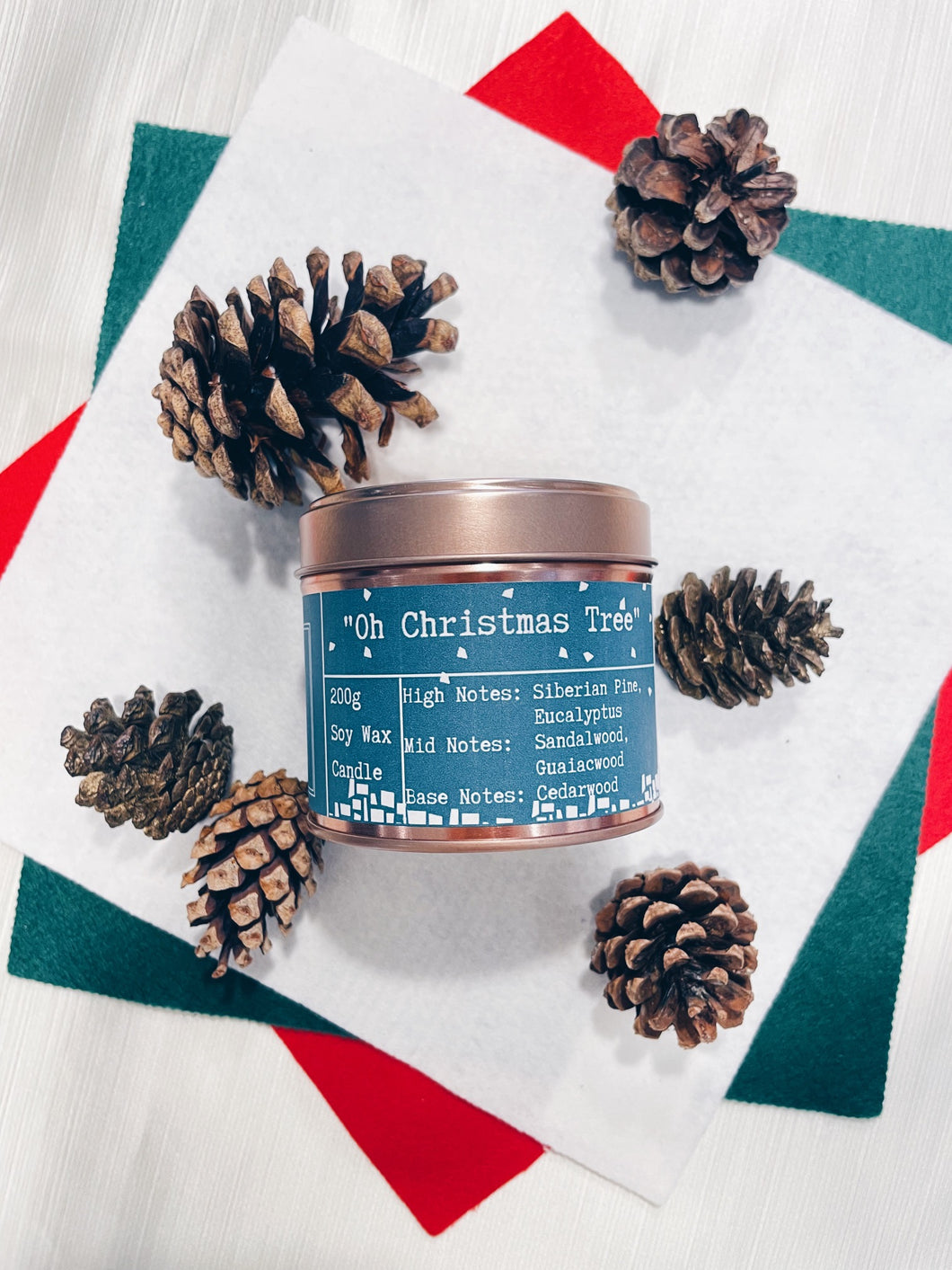The Kandlers Table - Oh Christmas Tree 250g Candle