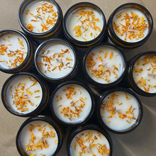 Load image into Gallery viewer, TTCC - Spiced Orange Cider Amber Glass Candle
