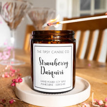 Load image into Gallery viewer, TTCC - Strawberry Daiquiri Amber Glass Candle
