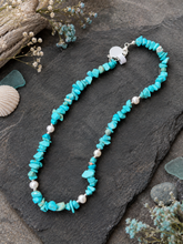 Load image into Gallery viewer, Alice Rose Jewellery - Turquoise Pearl Necklace
