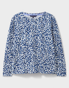 Crew Clothing - Cassandra Top - Allena Navy Print