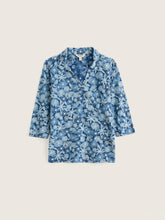 Load image into Gallery viewer, Sea Salt - Wavecrest Shirt in Sketchbook Blooms Marine
