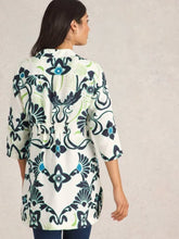 Load image into Gallery viewer, White Stuff - Blake Linen Tunic in Ivory Print
