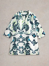 Load image into Gallery viewer, White Stuff - Blake Linen Tunic in Ivory Print
