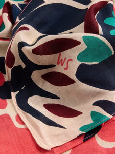 White Stuff - Calypso Carnival Printed Scarf in Pink Multi