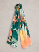 Load image into Gallery viewer, White Stuff - Canyon Sunrise Scarf in Green Multi
