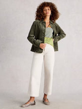 Load image into Gallery viewer, White Stuff - Carrie Cord Jacket in Dusty Green
