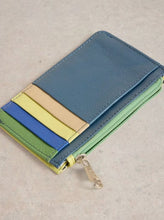 Load image into Gallery viewer, White Stuff - Celia Card Holder Purse in Blue Multi
