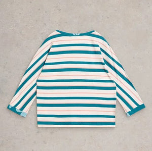White Stuff - Demi Dolman in Blue Print