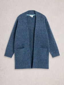 White Stuff - Erin Longline Cardi in Dark Blue