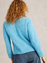 Load image into Gallery viewer, White Stuff - Fluffy Boxy Jumper in Bright Blue
