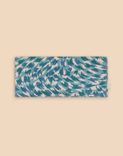 Load image into Gallery viewer, White Stuff - Versatile Jersey Roll Teal Print
