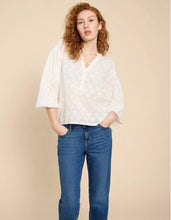 Load image into Gallery viewer, White Stuff - Josie Heart Jacquard Top
