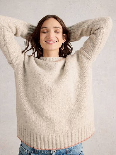 White Stuff - Justine Jumper in Light Natural