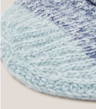 Load image into Gallery viewer, White Stuff - Knitted Ombre Beanie - Mid Blue
