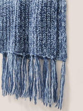Load image into Gallery viewer, White Stuff - Knitted Ombre Scarf Blue Multi
