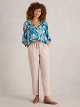 Load image into Gallery viewer, White Stuff - Elle Linen Blend Trouser in Light Natural
