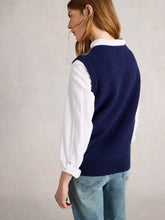 Load image into Gallery viewer, White Stuff - Lottie Fairisle Tank in Navy Multi
