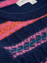 Load image into Gallery viewer, White Stuff - Lottie Fairisle Tank in Navy Multi
