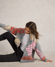 Load image into Gallery viewer, White Stuff - Louisa Longline Cardi in Grey Multi
