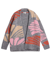 Load image into Gallery viewer, White Stuff - Louisa Longline Cardi in Grey Multi
