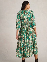 Load image into Gallery viewer, White Stuff - Lucy Midi Dress in Green Print
