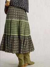 Load image into Gallery viewer, White Stuff - Mabel Mixed Print Skirt in Black Print

