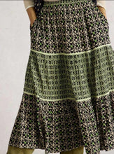 Load image into Gallery viewer, White Stuff - Mabel Mixed Print Skirt in Black Print
