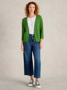 White Stuff - Naria Cardi in Bright Green