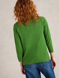 White Stuff - Naria Cardi in Bright Green
