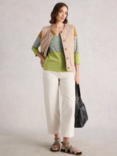 Load image into Gallery viewer, White Stuff - Nelly 3/4 Stripe Tee in Blue Multi
