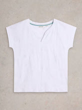 Load image into Gallery viewer, White Stuff - Nelly Embroidered Tee in Brilliant White
