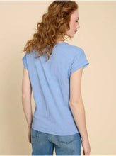Load image into Gallery viewer, White Stuff - Nelly Notch Neck Tee
