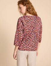 Load image into Gallery viewer, White Stuff - Rae Organic Cotton Top - Pink Print
