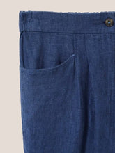 Load image into Gallery viewer, White Stuff - Rowena Linen Trousers in Dark Navy
