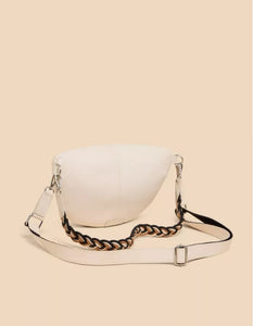 White Stuff -  Sebby Leather Sling Bag Natural Multi