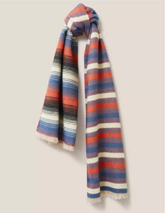 White Stuff - Selma Midweight Scarf - Blue Multi