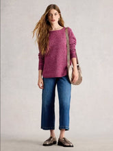 Load image into Gallery viewer, White Stuff - Talia Nep Jumper in Dark Plum
