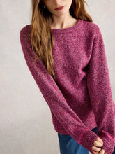 Load image into Gallery viewer, White Stuff - Talia Nep Jumper in Dark Plum
