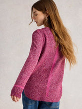 Load image into Gallery viewer, White Stuff - Talia Nep Jumper in Dark Plum
