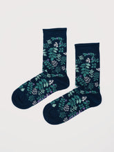 Load image into Gallery viewer, Sea Salt - Bamboo Arty Socks Pressed Herbs Inkwell
