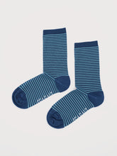 Load image into Gallery viewer, Sea Salt - Sailor Socks in Woad Squall
