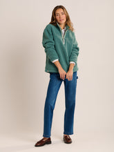 Load image into Gallery viewer, Brakeburn - Mangerton Quarter Zip Sweatshirt in Teal
