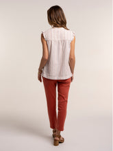 Load image into Gallery viewer, Brakeburn - Pier Sleeveless Blouse in White/Multi Stripe
