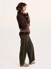 Load image into Gallery viewer, Brakeburn - Thyra Intarsia Knitted Jumper in Brown
