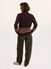 Load image into Gallery viewer, Brakeburn - Thyra Intarsia Knitted Jumper in Brown
