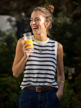 Load image into Gallery viewer, Brakeburn - Wistlara Knitted Tank in Navy
