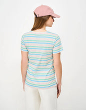 Load image into Gallery viewer, Crew Clothing - Breton T-Shirt in Blue/Pink/White
